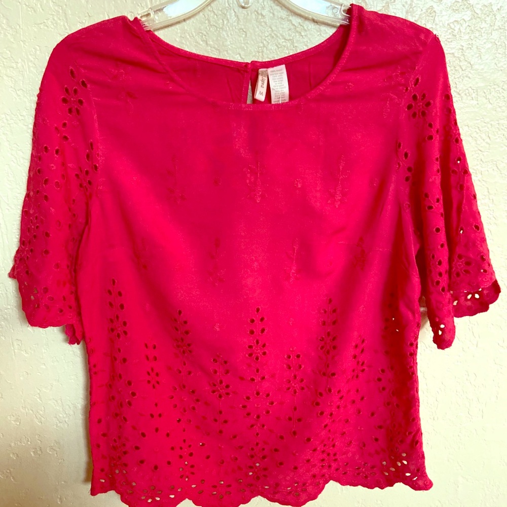 Japna Women's Eyelet Blouse